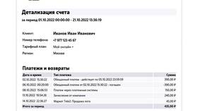 Как получить распечатку звонков номера МТС в Юлмарт