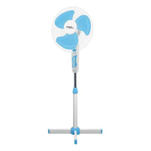 Вентилятор напольный Scarlett SC-SF111B06 white/blue в Юлмарт