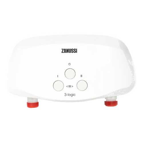 Водонагреватель проточный Zanussi 3-logic 5.5 ТS (душ+кран) white в Юлмарт