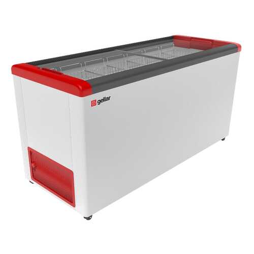 Морозильный ларь Gellar FG 600 C White/Red в Юлмарт