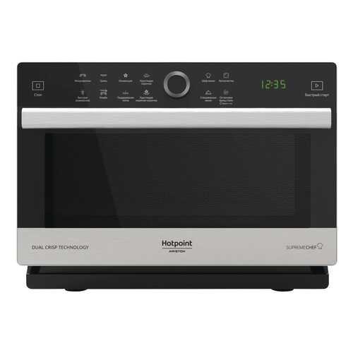 Микроволновая печь с грилем и конвекцией Hotpoint-Ariston MWHA 338 IX silver в Юлмарт