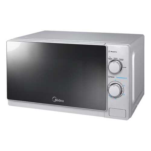 Микроволновая печь соло Midea MM720C4E-S silver/black в Юлмарт