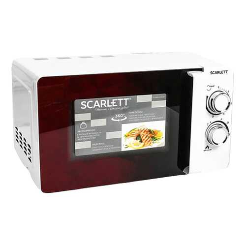 Микроволновая печь соло Scarlett SC-MW9020S04M white/black в Юлмарт
