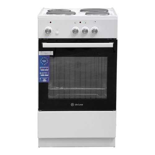 Электрическая плита DeLuxe 5003.18э White в Юлмарт