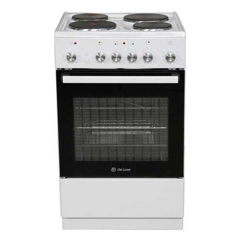 Электрическая плита DeLuxe 5004.16э White в Юлмарт
