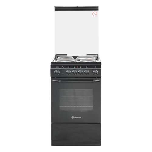 Электрическая плита DeLuxe 506004.03 экр-001 Black в Юлмарт