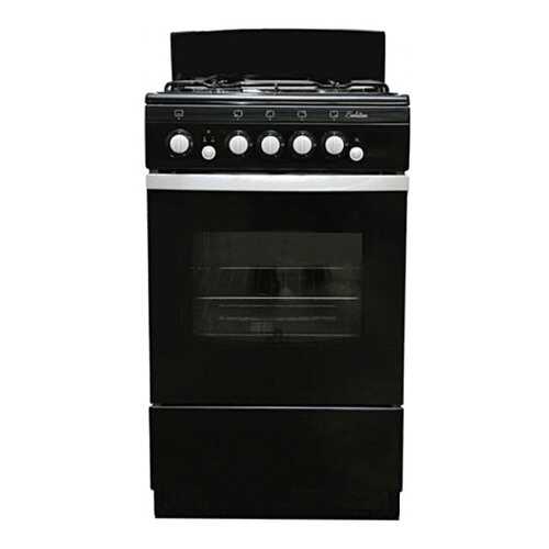 Газовая плита DeLuxe 5040.36Г(Щ) Black в Юлмарт