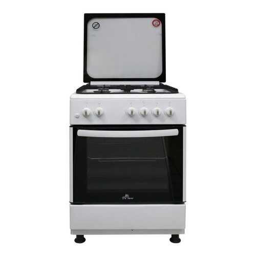 Газовая плита DeLuxe 606040.24-001г (кр) ЧР White в Юлмарт