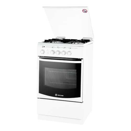 Комбинированная плита DeLuxe 5040.33 гкр White в Юлмарт