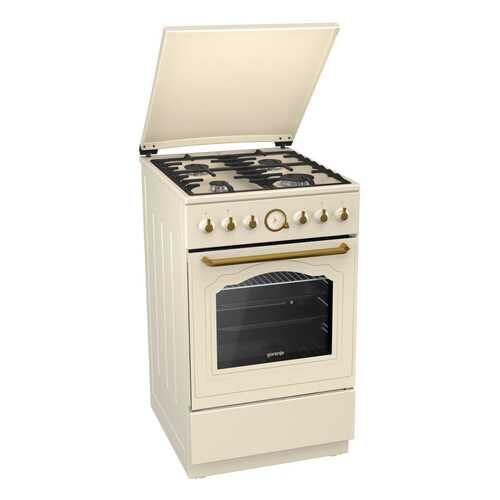 Комбинированная плита Gorenje K52CLI Beige в Юлмарт