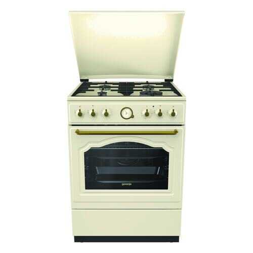 Комбинированная плита Gorenje K62CLI Beige в Юлмарт