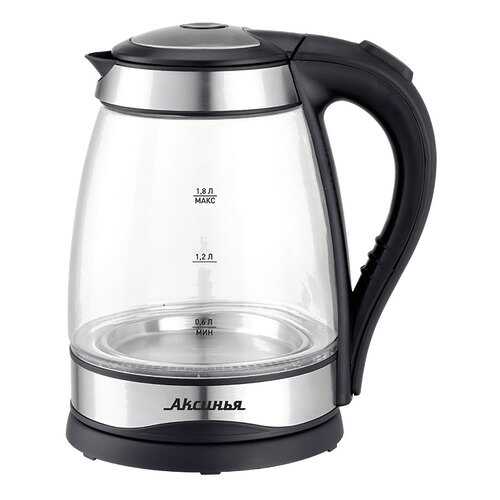 Чайник электрический Аксинья КС-1003 Black в Юлмарт