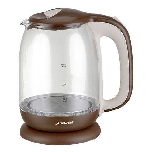 Чайник электрический Аксинья КС-1020 Brown в Юлмарт