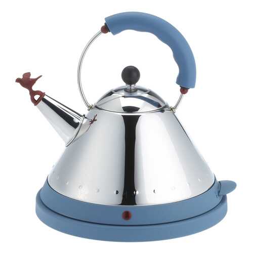 Чайник электрический Alessi MG32 AZ Silver/Blue в Юлмарт