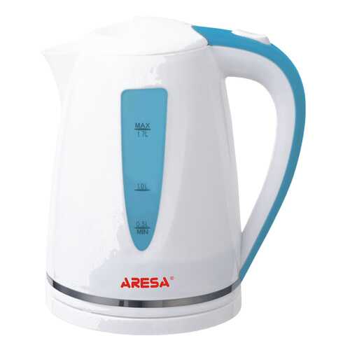 Чайник электрический Aresa AR-3402 Blue/White в Юлмарт