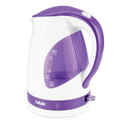 Чайник электрический BBK EK1700P White/Purple в Юлмарт