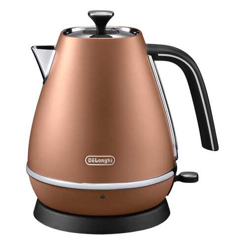 Чайник электрический Delonghi KBI 2001.CP Light Brown в Юлмарт