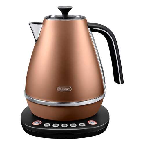 Чайник электрический Delonghi KBI 2011.CP Light Brown в Юлмарт