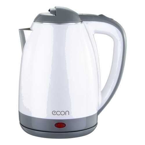 Чайник электрический Econ ECO-1887KE White/Grey в Юлмарт
