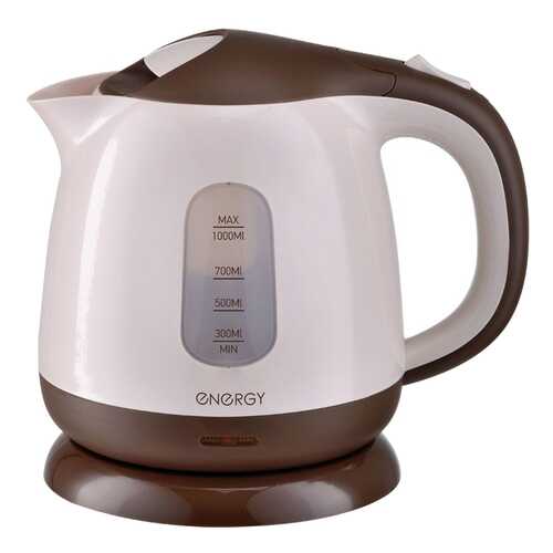 Чайник электрический Energy E-275 White/Brown в Юлмарт