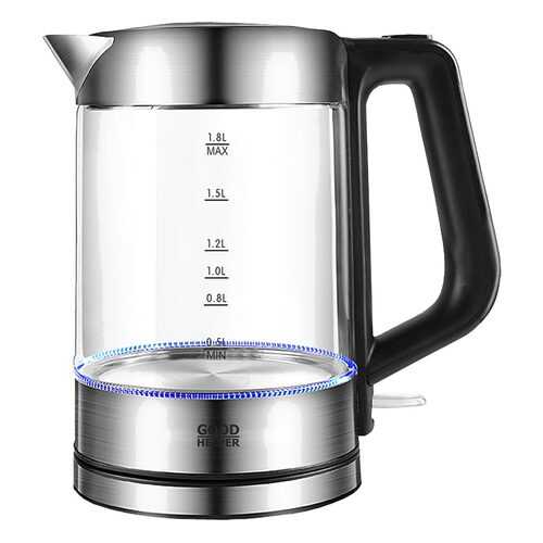 Чайник электрический Goodhelper KG-18B15 Black/Silver в Юлмарт