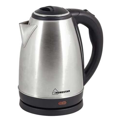 Чайник электрический HomeStar HS-1010 Black/Silver в Юлмарт