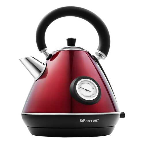 Чайник электрический Kitfort КТ-644-3 Black/Red в Юлмарт
