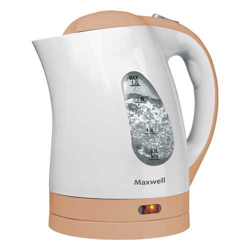 Чайник электрический Maxwell MW-1014 White/Beige в Юлмарт