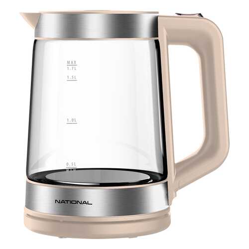 Чайник электрический National NK-KE17321 Black/Silver в Юлмарт
