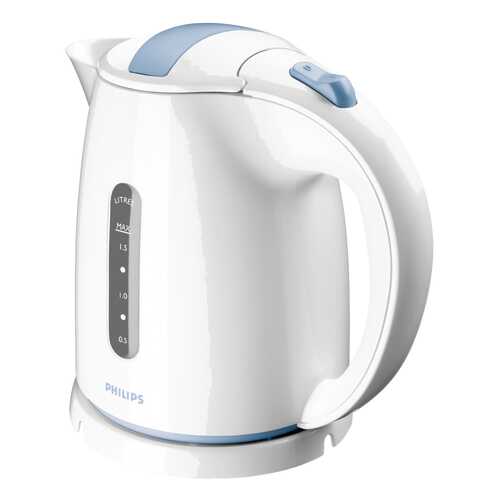Чайник электрический Philips HD4646/70 White/Blue в Юлмарт