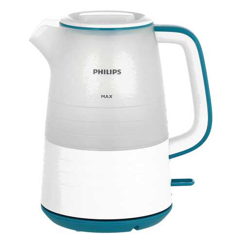 Чайник электрический Philips HD9334/11 White/Blue в Юлмарт