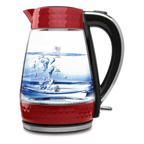 Чайник электрический Polaris PWK 1704CGL Diamond Red в Юлмарт