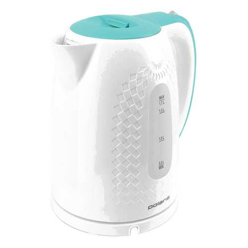 Чайник электрический Polaris PWK 1713C White/Green в Юлмарт