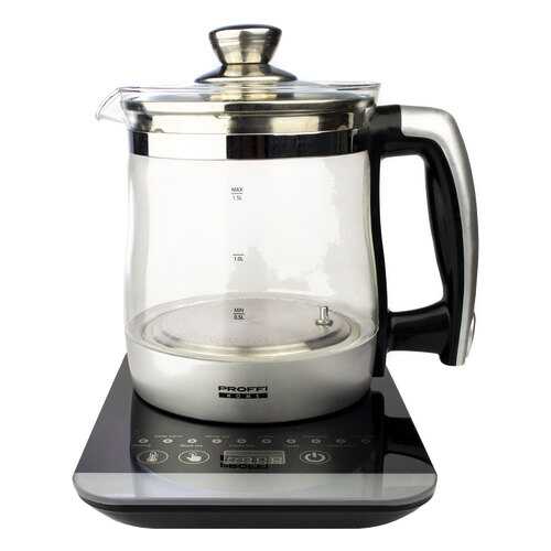 Чайник электрический Proffi PH8906 Silver/Black в Юлмарт