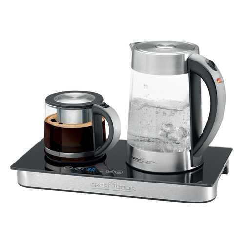 Чайник электрический Profi Cook PC-TKS 1056 Silver/Black в Юлмарт