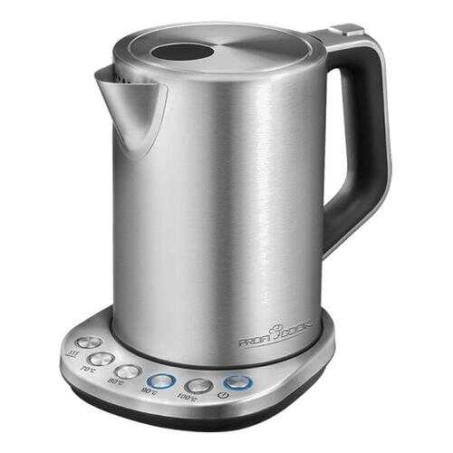 Чайник электрический Profi Cook PC-WKS 1108 Silver/Black в Юлмарт