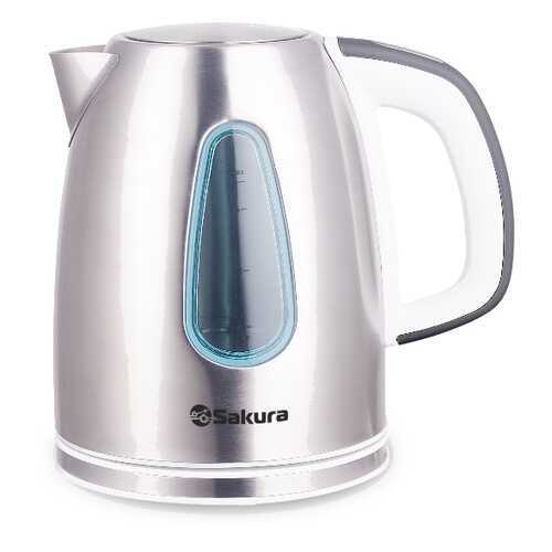 Чайник электрический SAKURA SA-2153WG White/Silver в Юлмарт