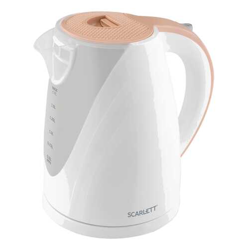 Чайник электрический Scarlett SC-EK18P43 White/Beige в Юлмарт