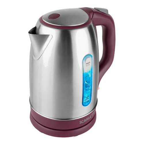 Чайник электрический Scarlett SC-EK21S65 Silver/Brown в Юлмарт
