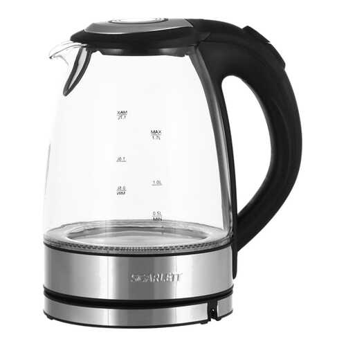 Чайник электрический Scarlett SC-EK27G47 Black/Silver в Юлмарт