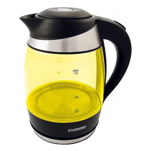 Чайник электрический StarWind SKG2215 Black/Yellow в Юлмарт