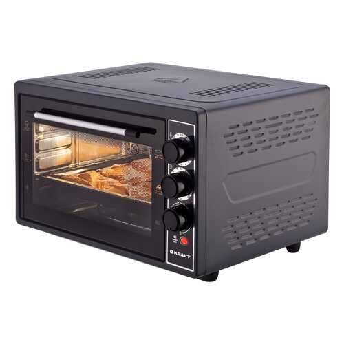 Мини-печь Kraft KF-MO 3802 KBL Black в Юлмарт
