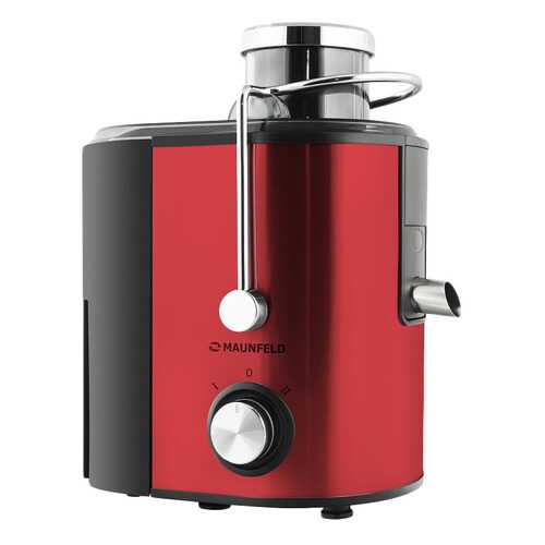 Соковыжималка центробежная MAUNFELD MJE.850CH red/black в Юлмарт