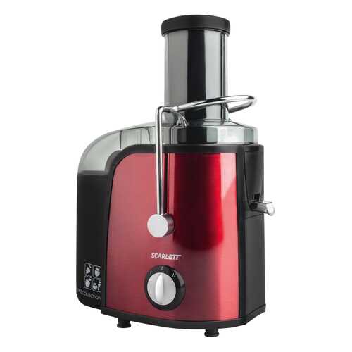 Соковыжималка центробежная Scarlett SC-JE50S20 red/black в Юлмарт