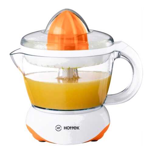 Соковыжималка для цитрусовых Hottek HT-978-003 white/orange в Юлмарт