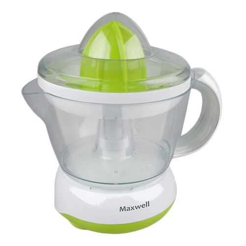 Соковыжималка для цитрусовых Maxwell MW-1107G white/green в Юлмарт