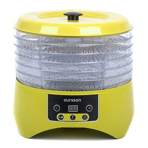 Сушилка для овощей и фруктов Oursson DH2302D/GA Yellow в Юлмарт