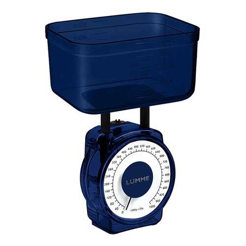 Весы кухонные LUMME LU-1301 Dark Blue в Юлмарт