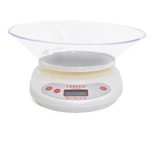 Весы кухонные Vertex TDKVS288-501 White в Юлмарт