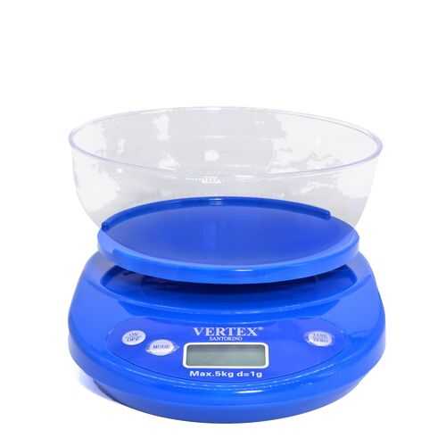 Весы кухонные Vertex TDKVS288-502 Blue в Юлмарт